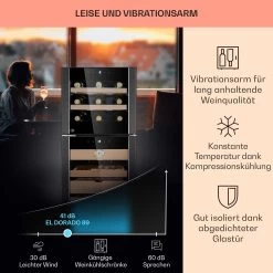 El Dorado 89 Humidor & Weinkühlschrank Touch 89L LED -Küchengeräte Verkäufe 10041276 de 0003 logo