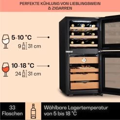 El Dorado 89 Humidor & Weinkühlschrank Touch 89L LED -Küchengeräte Verkäufe 10041276 de 0004 logo