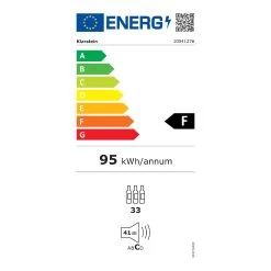 El Dorado 89 Humidor & Weinkühlschrank Touch 89L LED -Küchengeräte Verkäufe 10041276 energy label