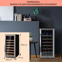Vinamour 38 Uno Weinkühlschrank -Küchengeräte Verkäufe 10041312 de 0006 logo