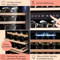 Vinamour 73 Duo Weinkühlschrank 2 Zonen 192 L/73 Flaschen 5-18°C Touch -Küchengeräte Verkäufe 10041314 de 0005 logo