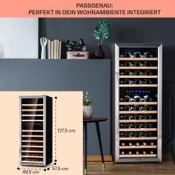 Vinamour 73 Duo Weinkühlschrank 2 Zonen 192 L/73 Flaschen 5-18°C Touch -Küchengeräte Verkäufe 10041314 de 0006 logo