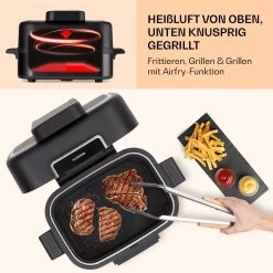 Combo Air Grill-Heißluftfritteuse 5 Programme 1500 Watt 4,5 L Grillkorb 2,5 L Frittierkorb 11 Combo Air Grill-Heißluftfritteuse 5 Programme 1500 Watt 4,5 L Grillkorb 2,5 L Frittierkorb -Küchengeräte Verkäufe 10041330 de 0005 usp