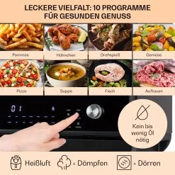 Vita Pro Heißluftfritteuse Dampfgaren 2450 W 18 Ltr 800 Ml Wassertank -Küchengeräte Verkäufe 10041333 de 0004 usp