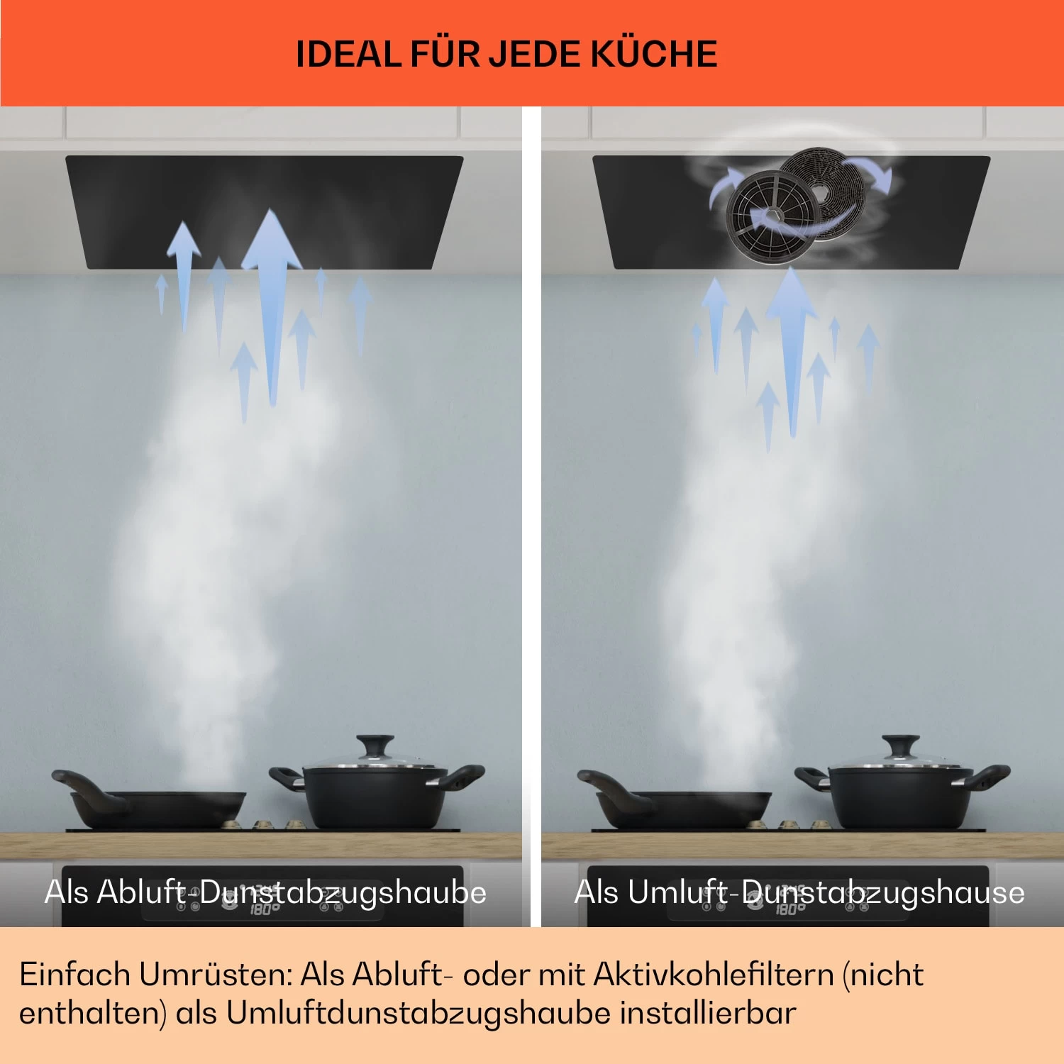 Camila Dunstabzugshaube Einbau 52 Cm 397 M³/h LED Touch Edelstahl 7 Camila Dunstabzugshaube Einbau 52 Cm 397 M³/h LED Touch Edelstahl – Bild 7