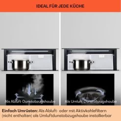 Royal Flush Eco Dunstabzugshaube 90 Cm 576 M³/h A+ 16 Royal Flush Eco Dunstabzugshaube 90 Cm 576 M³/h A+ -Küchengeräte Verkäufe 10041349 de 0007 usp