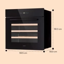 Vinsider 30 Built-In Uno Einbau-Weinkühlschrank 30 Flaschen 77 Ltr Edelstahl 16 Vinsider 30 Built-In Uno Einbau-Weinkühlschrank 30 Flaschen 77 Ltr Edelstahl -Küchengeräte Verkäufe 10041357 yy 0008 dimensions