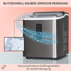 Albaron Supreme Eiswürfelmaschine Bullet 12kg/24h 1,5 Ltr Edelstahl -Küchengeräte Verkäufe 10041360 de 0005 logo
