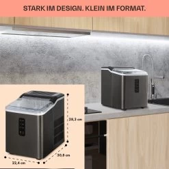 Albaron Supreme Eiswürfelmaschine Bullet 12kg/24h 1,5 Ltr Edelstahl -Küchengeräte Verkäufe 10041360 de 0006 logo