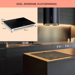 Magnichef 4 Einbaukochfeld Induktion 4 Zonen 7000W Glaskeramik -Küchengeräte Verkäufe 10041380 de 0006 usp