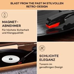 Bella Ann Stereoanlage Plattenspieler Radio DAB+/UKW USB Bluetooth -Küchengeräte Verkäufe 10041388 de 0005 usp