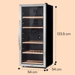 Vinamour 66 Duo Weinkühlschrank 2 Zonen 204 L/79 Flaschen 5-18°C Touch -Küchengeräte Verkäufe 10041394 yy 0008 dimensions