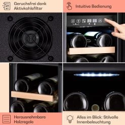 Vinovilla 17 Built-in Duo Vilhelmine Edition Weinkühlschrank 17 Fl. 13 Vinovilla 17 Built-in Duo Vilhelmine Edition Weinkühlschrank 17 Fl. -Küchengeräte Verkäufe 10041821 de 0005 usp