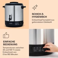 Abbey 25 Einkochautomat Getränkespender 25L 100°C 180min Edelstahl 11 Abbey 25 Einkochautomat Getränkespender 25L 100°C 180min Edelstahl -Küchengeräte Verkäufe 10041838 de 0004 logo