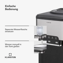 Aqueous Eiswürfelmaschine 3-in-1: Eiswürfel, Wasserspender: Heiß & Kalt 20 Kg/24h -Küchengeräte Verkäufe 10041845 de 0003 usp