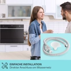 Amazonia 6 Smart Geschirrspüler App-Steuerung Freistehend 1380W -Küchengeräte Verkäufe 10041886 de 0004 usp