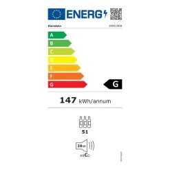 Vinovilla 50 Duo Zweizonen-Weinkühlschrank 53l 17 Fl. 3-Farben Glastür -Küchengeräte Verkäufe 10041900 energy label