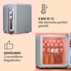 Happy Hour 45 Mini-Kühlschrank Minibar Getränkekühlschrank 45 L 26 DB -Küchengeräte Verkäufe 10045049 de 0004 usp