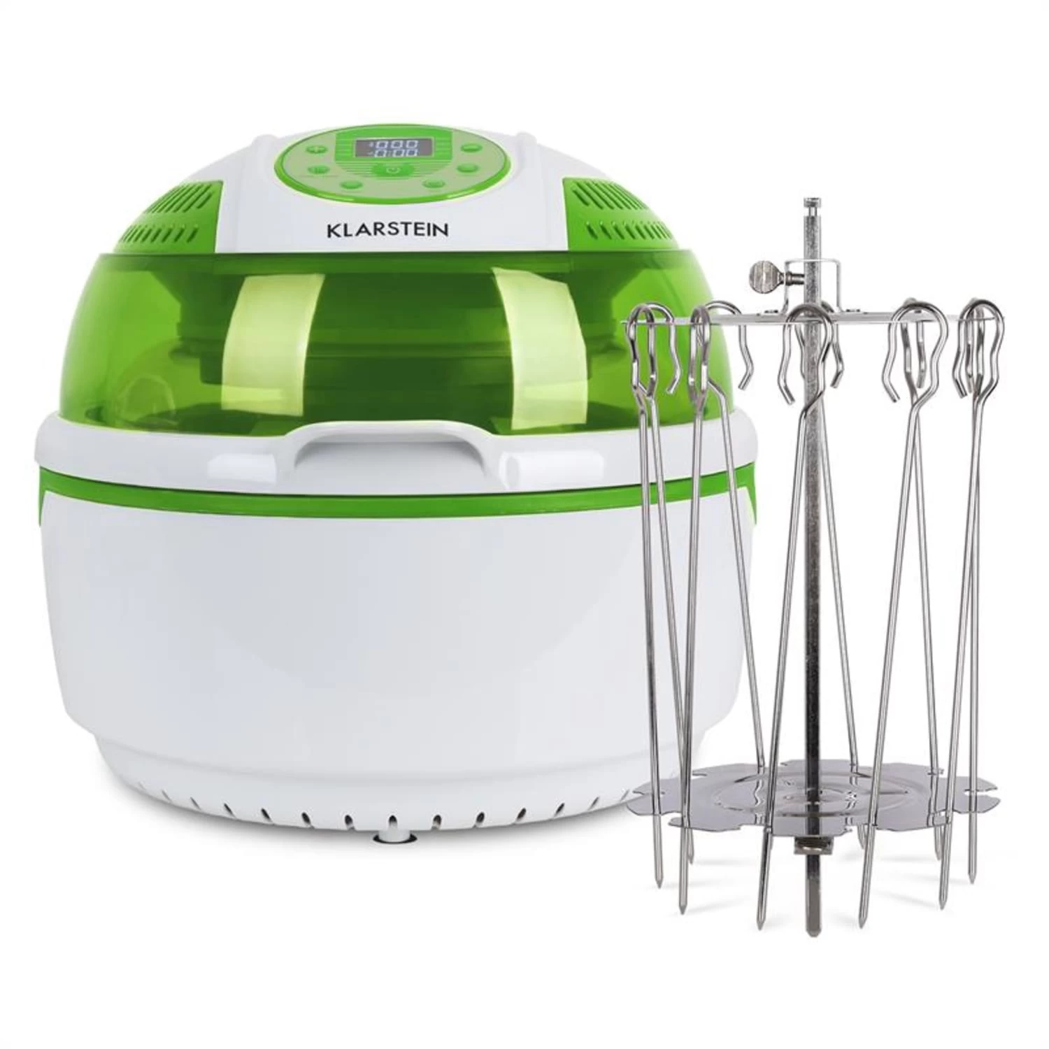 VitAir Grün Bundle Set | 1400W Heißluftfritteuse 9L | Drehspießrotator 1 VitAir Grün Bundle Set | 1400W Heißluftfritteuse 9L | Drehspießrotator