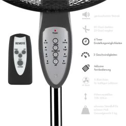 Summerjam Standventilator 2er-Set Standlüfter 50W 3 Stufen Grau -Küchengeräte Verkäufe 60002059 yy 0004 logo Klarstein Summerjam Standventilator grau reedit