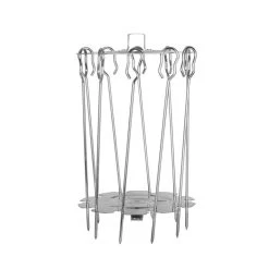 VitAir Zubehör-Set 3-teilig Edelstahl Aluminium-Druckguss -Küchengeräte Verkäufe 60002085 yy 0003 front Klarstein VitAir Drehspiessrotator Zubehoer reedit