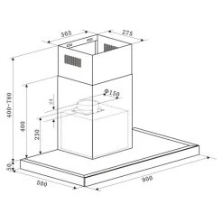 Bon Vivant Blanc Dunstabzugshaube Umluftset Aktivkohlefilter Weiß 14 Bon Vivant Blanc Dunstabzugshaube Umluftset Aktivkohlefilter Weiß -Küchengeräte Verkäufe 60002233 yy 0007 titel klarstein measurements