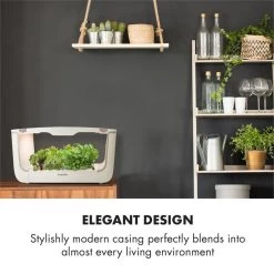 GrowIt Farm Starter Kit Asia 28 Pflanzen 48W 8Ltr Asia-Seeds Nährlösung -Küchengeräte Verkäufe 60002406 yy 0005 logo Klarstein GrowIt Farm Smart Indoor Garden 8 Liter