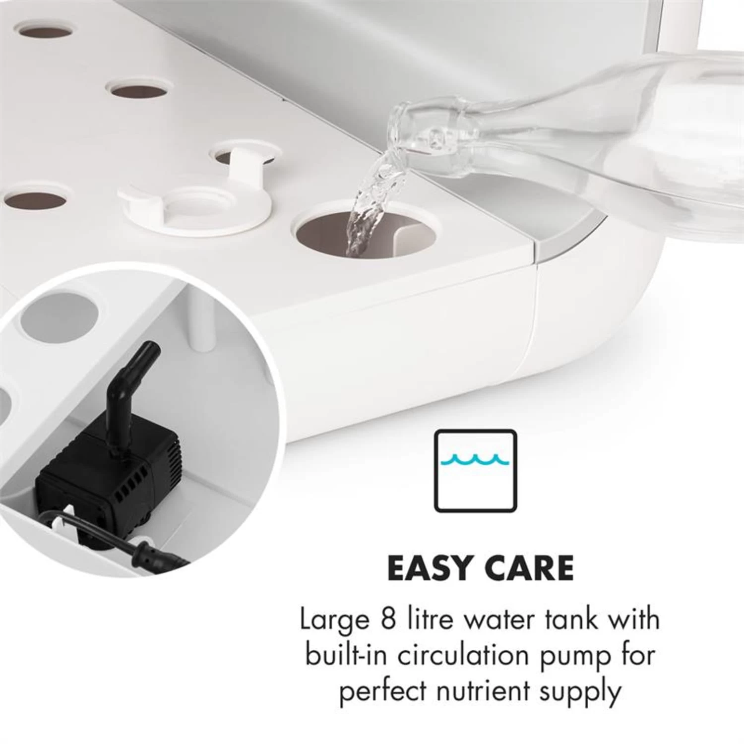 GrowIt Farm Starter Kit Asia 28 Pflanzen 48W 8Ltr Asia-Seeds Nährlösung – Bild 8