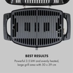 Parforce One 3,5kW 12000BTU 300°C SNJS Gasschlauch Schwarz 12 Parforce One 3,5kW 12000BTU 300°C SNJS Gasschlauch Schwarz -Küchengeräte Verkäufe 60002427 yy 0003 logo Klarstein Parforce One Gasgrill 12000BTU schwarz