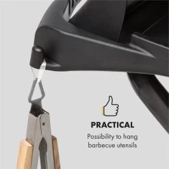 Parforce Duo Gasgrill 2 Brenner 4,4kW 15000BTU Gasschlauch Schwarz -Küchengeräte Verkäufe 60002433 yy 0012 logo Klarstein Parforce Stand Grilltisch Zubehoer