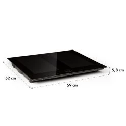 Kalahari Delicatessa Einbau-Ofen-Set Induktion 7000W 68Ltr Schwarz Edelstahl -Küchengeräte Verkäufe 60002585 yy 0012 logo Klarstein Delicatessa 60 Einbaukochfeld schwarz