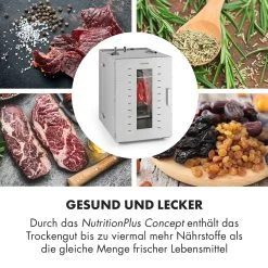 Master Jerky 16 Dörrautomat + Fleischhaken Set 1500W 40-90 °C 15h-Timer Edelstahl Silber 13 Master Jerky 16 Dörrautomat + Fleischhaken Set 1500W 40-90 °C 15h-Timer Edelstahl Silber -Küchengeräte Verkäufe 60002668 de 0005 logo
