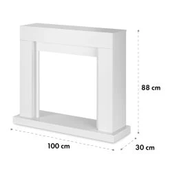 Studio Frame Kamingehäuse-Set Dekokamin + Kamini FX Kamineinsatz | Klassisches Design | MDF | Wandverschraubung | 100 X 88 X 30 Cm | Kamin-Einsatz: 1000/2000W | Täuschend Echte Feuerillusion Mit 2W LED 13 Studio Frame Kamingehäuse-Set Dekokamin + Kamini FX Kamineinsatz | Klassisches Design | MDF | Wandverschraubung | 100 X 88 X 30 Cm | Kamin-Einsatz: 1000/2000W | Täuschend Echte Feuerillusion Mit 2W LED -Küchengeräte Verkäufe 60002704 yy 0005 logo Klarstein Lausanne Frame Gehaeuse Kamini FX