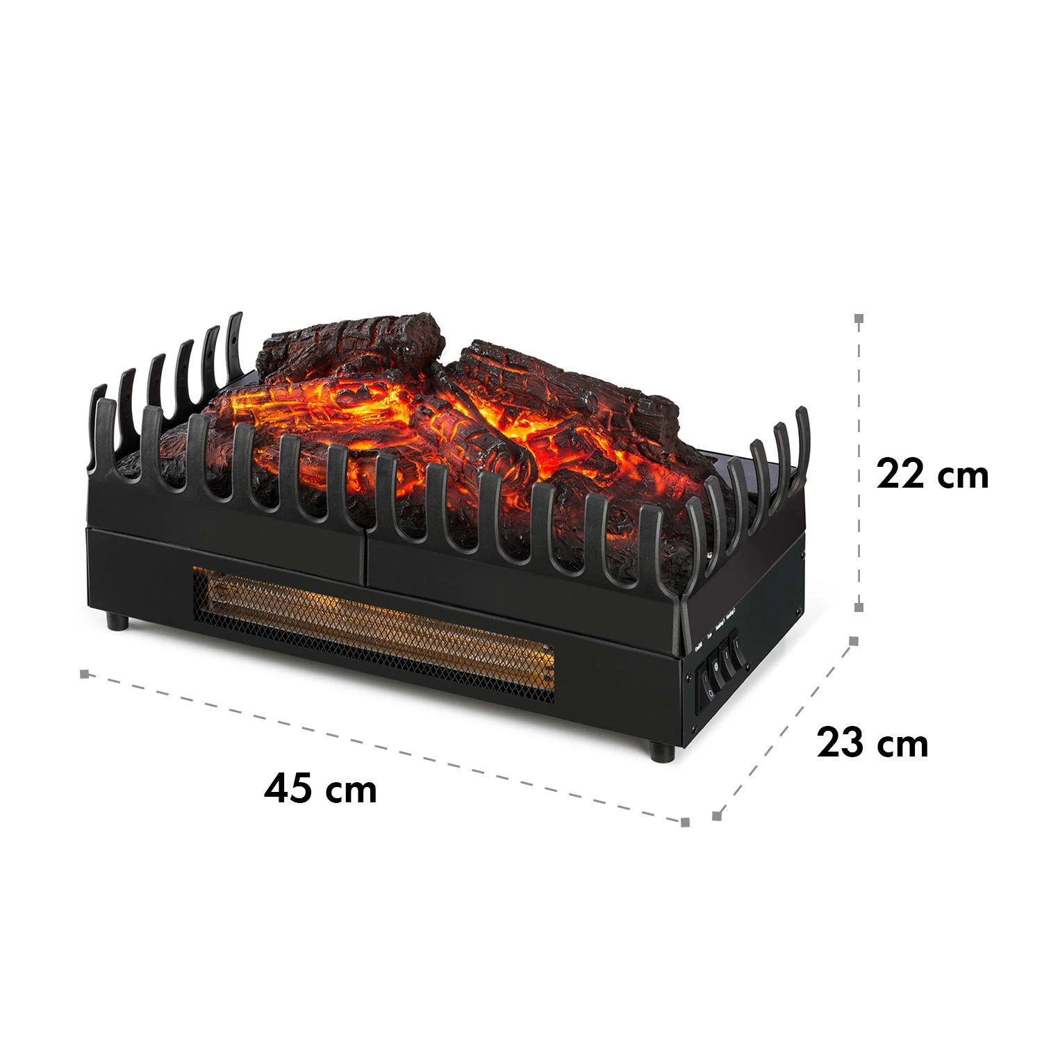 Studio Frame Kamingehäuse-Set Dekokamin + Kamini FX Kamineinsatz | Klassisches Design | MDF | Wandverschraubung | 100 X 88 X 30 Cm | Kamin-Einsatz: 1000/2000W | Täuschend Echte Feuerillusion Mit 2W LED 9 Studio Frame Kamingehäuse-Set Dekokamin + Kamini FX Kamineinsatz | Klassisches Design | MDF | Wandverschraubung | 100 X 88 X 30 Cm | Kamin-Einsatz: 1000/2000W | Täuschend Echte Feuerillusion Mit 2W LED – Bild 9